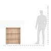 KOMTO Bücherregal 80 cm breit, Sonoma, Bücherregal mit 3 Produktbild-Vorschau 8