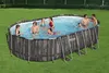 Bestway Power Steel Swimmingpool-Set Oval 488x305x107 cm Náhled obrázku produktu 27