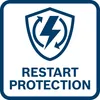 A graphic illustrating restart protection with a lightning bolt inside a shield and text below. Náhľad obrázku produktu