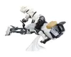 A Star Wars Scout Trooper figure riding a speeder bike, displayed on a white background with a clear stand. Náhled obrázku produktu