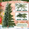 LARS360 Umelý vianočný stromček, výška 150 cm, s dreveným Náhľad obrázku produktu 4