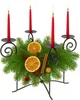 Metallkerzenständer - Weihnachten - schwarz - ca. 25cm hoch Produktbild-Vorschau 4