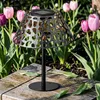 Seasonals LED Solar Tischleuchte Gartenstecker Metall Produktbild-Vorschau 5