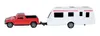 WOHNMOBIL mit WOHNWAGEN & PICK UP Truck mit Rückzug Produktbild-Vorschau 5