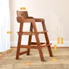 Ezebaby Babyhochstuhl, Holzhochstuhl mit Kissen, für Kinder Produktbild-Vorschau 2