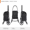 Meister Einkaufstrolley & -rucksack 45 Liter Black Edition Produktbild-Vorschau 2