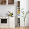 GOPLUS Badezimmerschrank hoch, Hochschrank mit Schublade, Produktbild-Vorschau 9