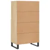 Highboard Sonoma-Eiche 60x36x110 cm Holzwerkstoff Produktbild-Vorschau 2