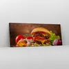 Bild auf Leinwand - Leinwandbild - Hamburger Sandwich - Produktbild-Vorschau 4