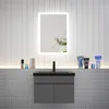 Badezimmer Badmöbel 60 cm Schwarz Waschtisch mit Produktbild-Vorschau 2