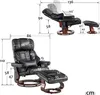 MCombo Relaxsessel Fernsehsessel 360° drehbar Massagesessel Produktbild-Vorschau 7