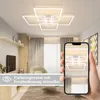 ZMH Deckenleuchte LED Deckenlampe Wohnzimmer 4 Weiß Rahmen Produktbild-Vorschau 4