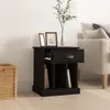 vidaXL Nočný stolík čierny 43x36x50 cm Náhľad obrázku produktu 3