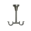 A product shot of a double curtain rod bracket. Anteprima dell’immagine prodotto