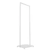 A white metal clothing rack on a white background. Náhled obrázku produktu