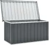 vidaXL Gartenbox Grau 129x67x65 cm Produktbild-Vorschau 2