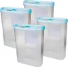 Vorratsdosen mit Deckel 2,8 Liter - 4er Pack / Türkis, Produktbild-Vorschau 1