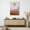 Muralo Leinwandbild Canvas für Wohnzimmer PALMBLÄTTER Sonne Produktbild-Vorschau 7