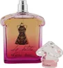Geöffneter Guerlain-Flakon mit silbernem Sprühkopf, pink-goldenem Farbverlauf und verspielter Herz-Kappe daneben liegend. Voir les images du produit