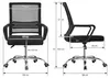 Ergonomická kancelářská židle ML-Design, černá, výškově Náhled obrázku produktu 8