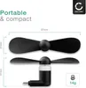 CELLONIC Mini ventilateur USB-C couleur noir pour téléphone Voir les images du produit 5