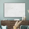 MuchoWow® - Leinwandbilder - Spachtelmasse - Weiß - Textur, Produktbild-Vorschau 4