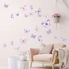 Schmetterling Wandsticker Set lila selbstklebend Wandtattoo Produktbild-Vorschau 5