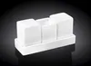 Set de salière et poivrière Wilmax en porcelaine blanche Voir les images du produit 1