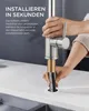 Küchenarmatur Wasserhahn Hochdruck ausziehbare Brause 360° Produktbild-Vorschau 3