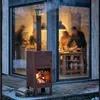 ASH - Pizza - 3 en 1 - BBQ/Foyer extérieur - Acier corten Voir les images du produit 8