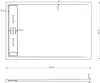 Granitan – brodzik – miska prysznicowa – 120 x 80 cm – Podgląd zdjęcia produktu 7