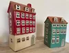 LS-LebenStil Lichterhaus Nyhavn 24cm Rot Braun Keramik Produktbild-Vorschau 3