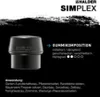 Gumená podložka pod kladivo Schonhammer SIMPLEX 60 mm | Náhľad obrázku produktu 22