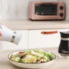 Solniczka i pieprzniczka zestaw szklany ze stojakiem stal Podgląd zdjęcia produktu 3