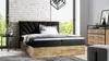 Boxspringbett Bett DAIMON 180x220cm Lancelot Eiche Stoff Produktbild-Vorschau 1