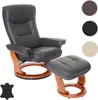 MCA Fauteuil relax Hamilton, Fauteuil TV pouf, Cuir Voir les images du produit 8
