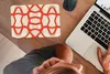 MuchoWow® Mauspad Mousepad Koralle - Rot - Weiß - Design Produktbild-Vorschau 3