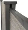 Close-up view of a section of a fence panel and post. Produktbild-Vorschau