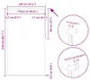vidaXL Verdunkelungsrollo Weiß 120x210 cm Stoffbreite 116,6 Produktbild-Vorschau 7