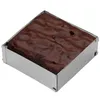 A square brownie in a silver baking pan. Anteprima dell’immagine prodotto