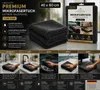 Premium Mikrofasertuch 40 x 60 cm Anthrazit 1200 GSM extrem Produktbild-Vorschau 2