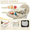 FCH Chaise haute bébé 7 en 1 Chaise haute pliante pour Voir les images du produit 3