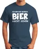 Ich bin der Beweis Bier macht schön Herren T-Shirt Trink Produktbild-Vorschau 2