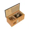 QLS Casetta per gatti in legno 86x47x37cm con anticamera Anteprima dell’immagine prodotto 4