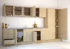 Fox kledingkast 1 deur eikenstructuur decor. Productafbeelding-voorbeeld 9
