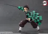 An action figure of Tanjiro Kamado from Demon Slayer in a dynamic pose. Podgląd zdjęcia produktu