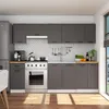 Armadio da Cucina OLIWIA S40 SZ4 Bianco/Grafite con 4 Anteprima dell’immagine prodotto 5