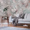 Selbstklebende Folie Fototapete - Marble Flowers - Natural Produktbild-Vorschau 2