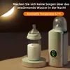 Tragbarer Flaschenwärmer für Babyflaschen mit LCD-Display, Produktbild-Vorschau 2