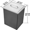 SucceBuy Drop-In Ice Chest, 14" L x 12" W x 18" H Stainless Podgląd zdjęcia produktu 8